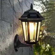 Solar Wall Lights Outdoor Waterproof - Dusk to Dawn Motion Sensor Outdoor Lig...