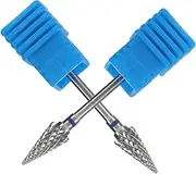 DEARMAMY Nail Grinding Head Cuticle Drill Bits Tungsten Steel Manicure Tools Universal Fit