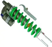 405Mm Universal Fork Motorcycle Shock Fit for KLX250 ATV Quad Trike Moped Scooter 1PCS(Color:Green)