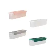 Underwear Wall Mount Drawer with Divider Store for Clothes Ties Seasonings