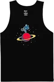 Ethika Mens Graphic Tank Top | Astro Wheelie
