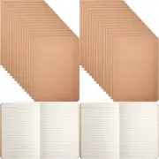 48 Pack A5 Kraft Paper Notebooks Journal Notebook Bulk 8.3 x 5.5 Inch Travel ...