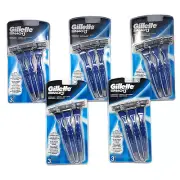 5 x Gillette MACH3 - Disposable Razor In A Package Of 3 pcs