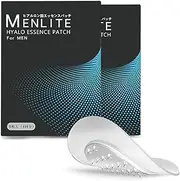 MENLITE Needle Patch for Men, Hyaluronic Acid, Eye Care, Microneed, Under the Eyes, Drying, Hari Skin Care, Hyalo MICRO PATCH 8 Doses, 16 Pieces (Set of 2 Boxes)