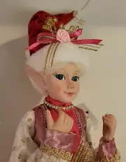 Cynthia Rowley Valentine’s Day Elf Shelf Sitter Girl Doll Red Home Decor 22-28”