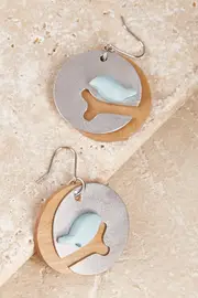 Silver Sunset Earrings--HOP-E6417