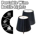 Wireless Touch Control Bottle Table Lamp White 5v Desk Lighting Stepless Dimming