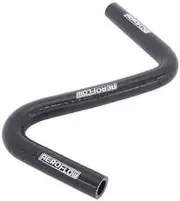 Aeroflow Z Silicone Heater Hose Black Id 1/2 13mm Wall 5mm 135/90Deg - AF9240-050