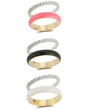 Sphera Milano Silver CZ 6pc Ring Set
