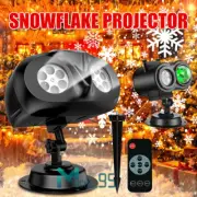 proyector de luces de navidad Proyector de luces de copos de nieve exteriores