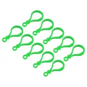 Plastic Lobster Clasps, Claw Snap Hooks for Keychains DIY Green, 24Pcs