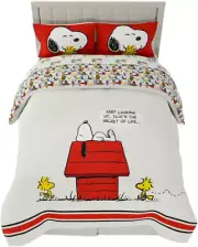 Franco Peanuts & Snoopy Classic Pals Super Soft Comforter and Sheet Set, 5 Piece