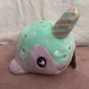 Aurora Tasty Peach Narwhal Plush Pastel Lollipop Nomwhal New With Tags 7”