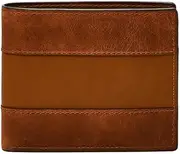 [FOSSIL] Men's Brown Leather Everett Wallet