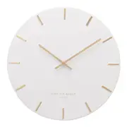 One Six Eight London LUCA White 40cm Silent Wall Clock
