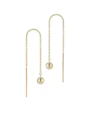 Ember Fine Jewelry 14K Ball Threader Earrings