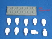 LEGO NEW White Bar 1 with Light Cover (10x) 4623199 Brick 29380