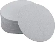 X AUTOHAUX Sandpaper Hook & Loop Sanding Sheets 5.91Inch x 5.91Inch Gray 50 Pcs P400 Round Flocking Efficient Grinding and Polishing
