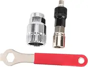Totority Professional Bike Crank Puller Tool Kit with Bottom Bracket Remover Spanner Essential Bicycle Repair Tool for Easy Maintenance Installation