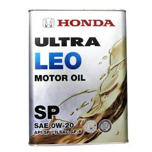 【$199超取免運】HONDA ULTRA LEO SP 0W20 本田 日本原廠機油 4L【樂天APP下單最高20%點數回饋】