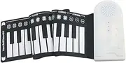 Roll Up Piano Keyboard | 49 Keys Foldable Hand Roll Piano | Portable Electronic Music Keyboard | Travel Keyboard for Beginners
