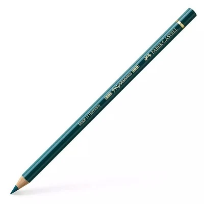 Polychromos Deep Cobalt Green Artist Pencil 3.8mm Thick Lead Water Resistant