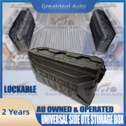 Ute Tub Storage Box Side Universal Tool Box Lockable Trailer Black