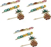 Ipetboom 9 Pcs Women Barrettes Hair Accessories for Women Clips Womens Hair Clips Barrettes for Rhinestone Hair Clip Women Hairpin Fashion Hair Clips Goody Hair Clips for Women