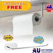 Paper Towel Holder Hanger Rack Kitchen Shelf Organizer Under Cabinet Roll Cup ZQ