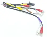 Genuine ALPINE ILX-F409 ILXF409 Front Rear Sub Camera Remote AUX In RCA Harness