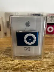 BRAND NEW APPLE iPOD SHUFFLE SQUARE BLUE RARE FACTORY SEALED A1204 1GB