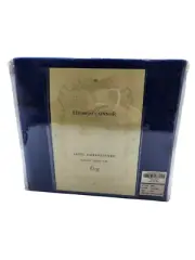 HighGate Manor KING - SAPPHIRE BLUE 4 PC Embroidered Bed Sheet Set 400 Thread Ct