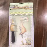 Debbie Mumm Easter Bunny Rabbit Spreader Spring has Sprung NIB