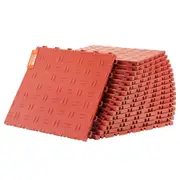 Garage Tiles Interlocking 12x12 in 50 Pack Garage Flooring Tiles Red