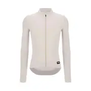 Santini RTR Long Sleeve Unisex Winter Jersey - Cream Size 2XL