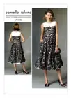 VOGUE SEWING PATTERN 1425 MISSES 14-22 FLARED PLEATED DRESS WITH LACE OVERLAY