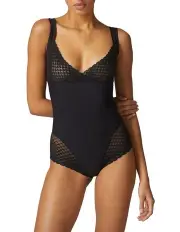 [Simone Perele] Subtile Shapewear Bodysuit in Black