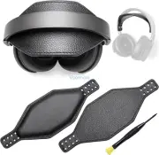 Super Wide Genuine Leather Headband Strap for Audeze Maxwell & MM-100 Headset