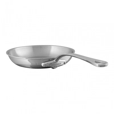 Mauviel M'COOK 5-Ply Frying Pan With Cast Stainless Steel Handle, 11-In