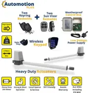 Low Voltage Double Gate Opener ✔Keypad ✔4 Remote Controls ✔Fast Operation
