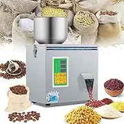 Automatic Particle Powder Filling Machine,200W Stainless Steel Weighing Filling Machine with Measuring and Packaging,1-200g Particle Weighing Filling Machine,for Grains Powder 1~25g