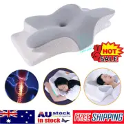Memory Foam Cervical Pillow Anti Snore Release Pain Back Neck Support 62*41CM AU