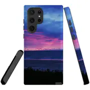 For Samsung Galaxy S22 Ultra Case, Armour Cover, Sunset At Henley Beach