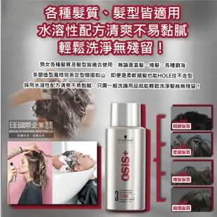 德國Schwarzkopf施華蔻-OSiS+強力定型瞬乾持久美髮造型噴霧-3號100ml/銀罐 (6.4折)