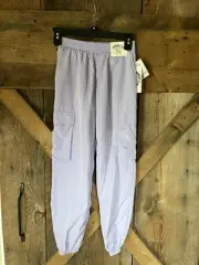 Girls Sparkle & Fly Windbreaker Cargo Pants Light Purple Size Medium 10 NWT