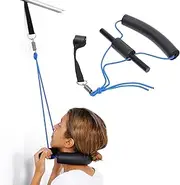 Neck Traction Device, Hammock for Neck Stretcher Portable Over The Door Device Posture Corrector for Bedroom, Living Room
