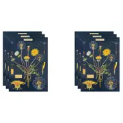 6x Cavallini Paper Poster Prints/Gift Wrap Wall Art 50x70cm Dandelion Chart