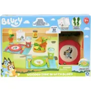 Wooden DIne in with Bluey Play Set