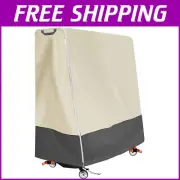 Waterproof & Dustproof Folding Table Tennis Cover with Ventilation - 68.9x64.96
