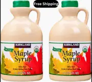 2X NEW Maple Syrup 100% Pure Grade A Amber Rich Great Taste 1L Bottle Pancake AU